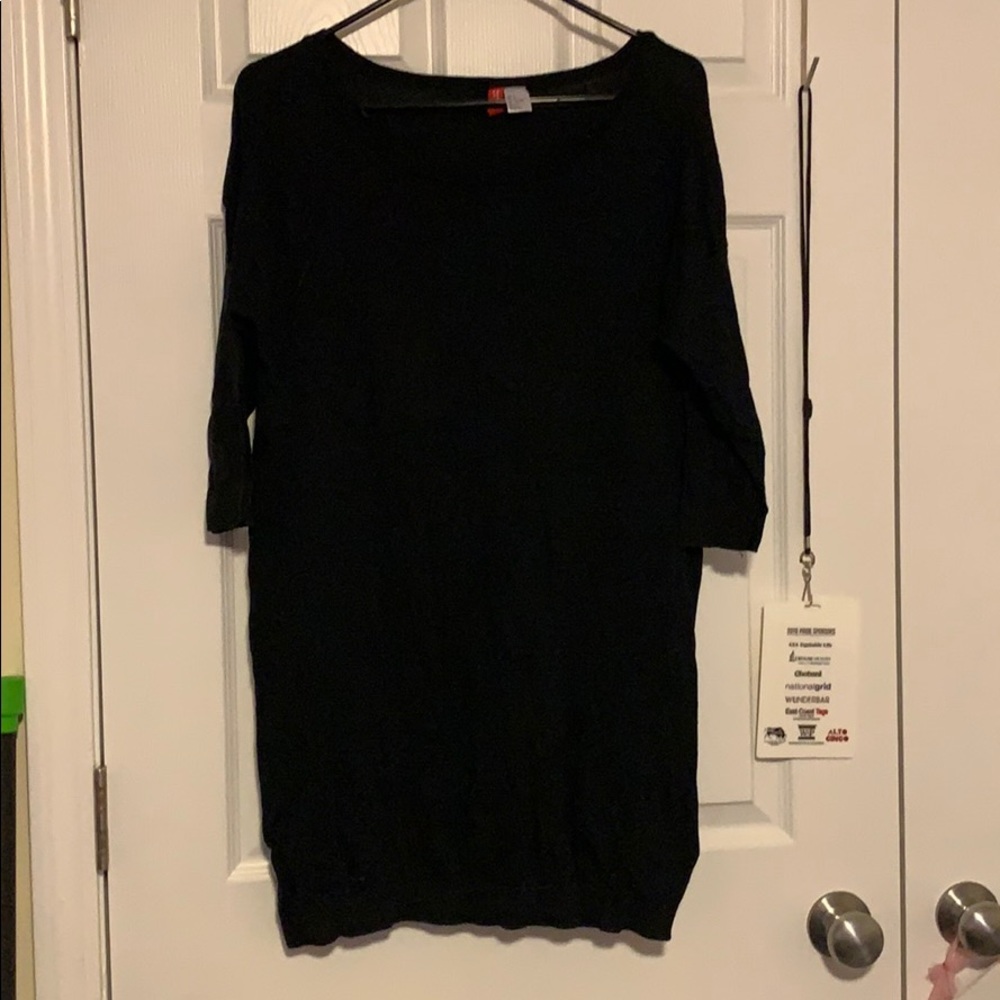 Black long sweater